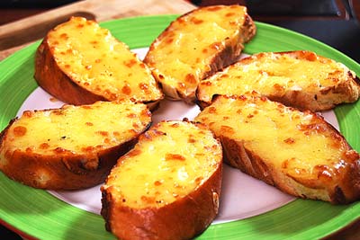 Slice of Italy Garlic Bread With Cheese