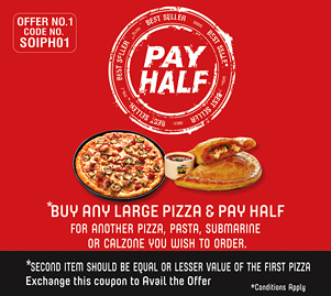 Slice of Italy Pay Half